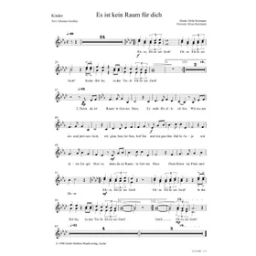 Produktbild des Artikels Es ist kein Raum für dich (Noten - Download)