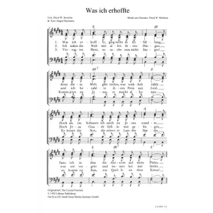 Produktbild des Artikels Was ich erhoffte (Noten - Download)