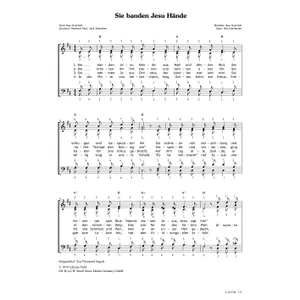 Produktbild des Artikels Sie banden Jesu Hände (Noten - Download)