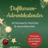 Stimmungsbild zu Der Duftkerzen-Adventskalender mit Keramikleuchter