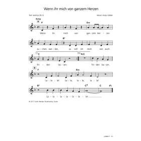 Produktbild des Artikels Wenn Ihr mich von ganzem Herzen (Noten - Download)