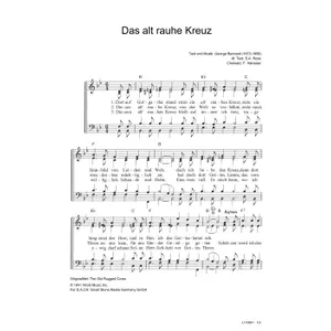 Produktbild des Artikels Das alt rauhe Kreuz (Noten - Download)