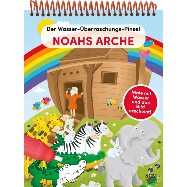 Produktbild des Artikels Der Wasser-Überraschungs-Pinsel - Noahs Arche (Buch - Spiralbindung)