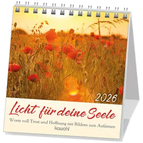Produktbild des Artikels Licht für deine Seele 2026 - Aufstellkalender (Kalender - Spiralbindung)