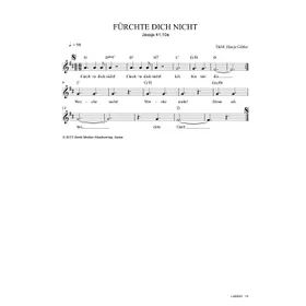 Produktbild des Artikels Fürchte dich nicht (Noten - Download)