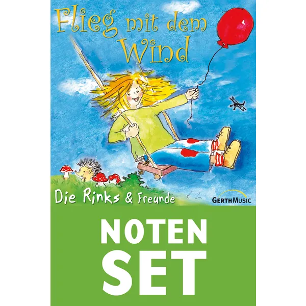 Produktbild des Artikels Flieg mit dem Wind (Noten-Set) (Noten - Download)