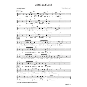 Produktbild des Artikels Gnade und Liebe (Noten - Download)