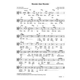 Produktbild des Artikels Wunder über Wunder (Noten - Download)
