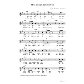 Produktbild des Artikels Hier bin ich, sende mich (Noten - Download)
