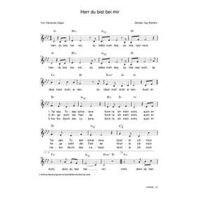 Produktbild des Artikels Herr du bist bei mir (Noten - Download)