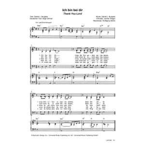 Produktbild des Artikels Ich bin bei dir (Noten - Download)