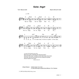 Produktbild des Artikels Keine Angst (Noten - Download)