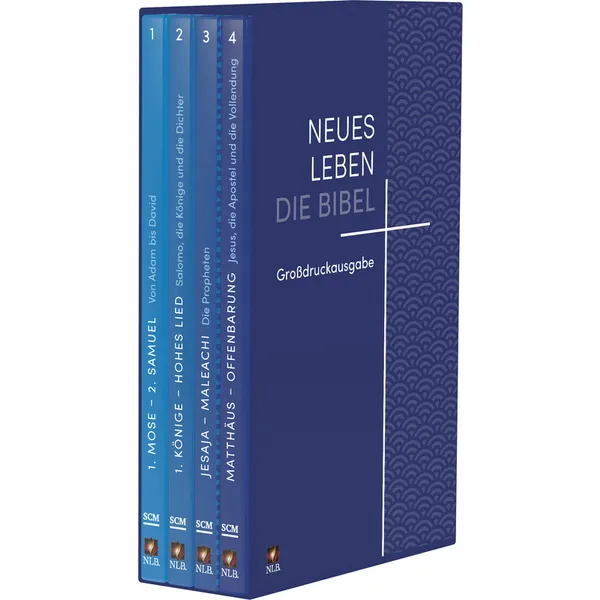 Produktbild des Artikels Neues Leben. Die Bibel, Großdruckausgabe in 4 Bänden (Bibel - Gebunden)