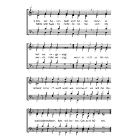 Produktbild des Artikels Ich will beten (Noten - Download)