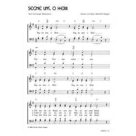 Produktbild des Artikels Segne uns, o Herr (Noten - Download)