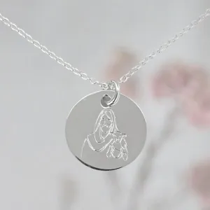 Produktbild des Artikels Kette mit Anhänger "Psalm 23" silber ()