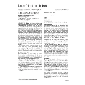 Produktbild des Artikels Liebe öffnet und befreit (Noten - Download)
