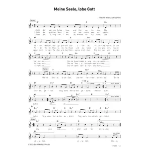 Produktbild des Artikels Meine Seele, lobe Gott (Noten - Download)