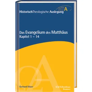 Produktbild des Artikels Das Evangelium des Matthäus, Kapitel 1-14 (Buch - Gebunden)