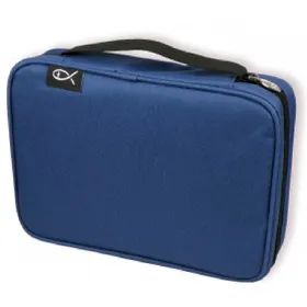 Produktbild des Artikels Bibeltasche XL "Fisch" - blau ()