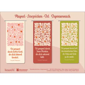 Produktbild des Artikels Magnet-Lesezeichen-Set: Segenswunsch (Schreibwaren)