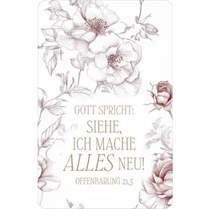 Produktbild des Artikels Jahreslosung 2026 - Kalenderkärtchen Rosen (Kalender)