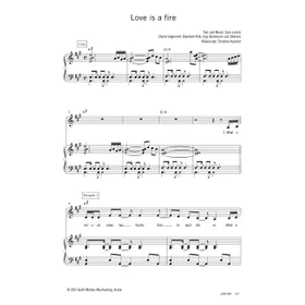 Produktbild des Artikels Love Is A Fire (Noten - Download)