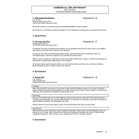 Produktbild des Artikels Die vier Kerzen (Liedtexte) (Noten - Download)