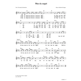 Produktbild des Artikels Was du sagst (Noten - Download)