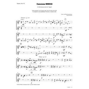 Produktbild des Artikels Canzona MMXXI (Noten - Download)