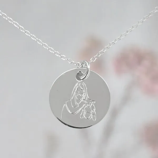 Produktbild des Artikels Kette mit Anhänger "Psalm 23" silber ()