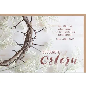 Produktbild des Artikels Faltkarte "Gesegnete Ostern" (Schreibwaren)