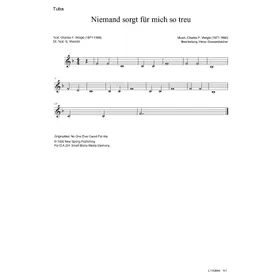 Produktbild des Artikels Niemand sorgt für mich so treu (Tuba) (Noten - Download)