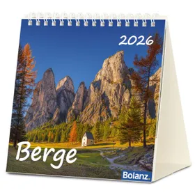 Produktbild des Artikels Berge 2026 - Tischkalender (Kalender - Spiralbindung)