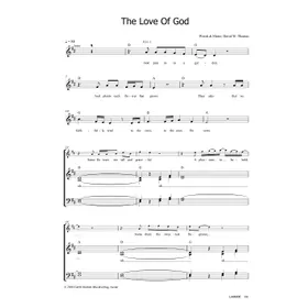 Produktbild des Artikels The Love Of God (Noten - Download)