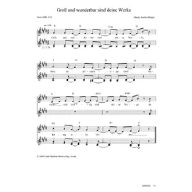 Produktbild des Artikels Groß und wunderbar sind deine Werke (Noten - Download)