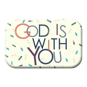Produktbild des Artikels Magnet - God is with you (Schreibwaren)