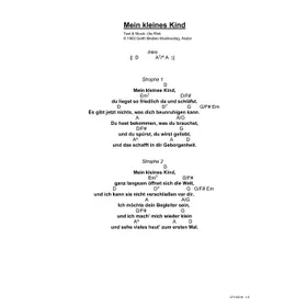Produktbild des Artikels Mein kleines Kind (Noten - Download)