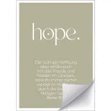 Stimmungsbild zu Aufkleber-Grußkarten: faith.hope.love. 4 Stück