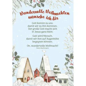 Produktbild des Artikels Postkarten: Wundervolle Weihnachten, 4 Stück (Schreibwaren)