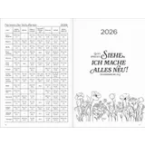 Stimmungsbild zu Jahreslosung 2026 - Terminkalender Notice