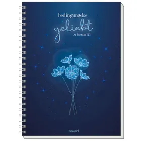 Produktbild des Artikels Memo Block A6: bedingungslos geliebt (Schreibwaren - Spiralbindung)