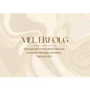 Produktbild des Artikels Postkarte "Viel Erfolg" (Schreibwaren)