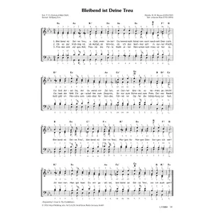Produktbild des Artikels Bleibend ist deine Treu (Noten - Download)