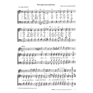 Produktbild des Artikels Wir stehen mit euch heute (Noten - Download)