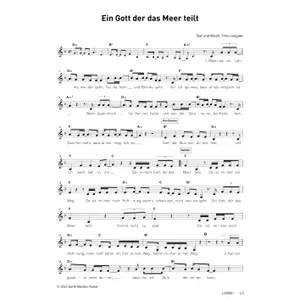 Produktbild des Artikels Ein Gott, der das Meer teilt (Noten - Download)