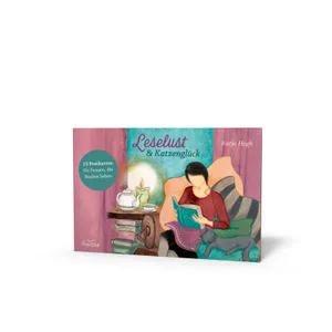 Produktbild des Artikels Postkartenbuch "Leselust & Katzenglück" (Schreibwaren)