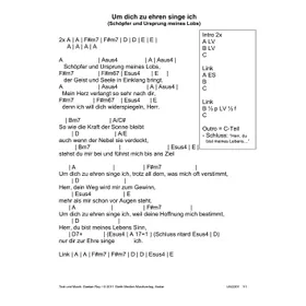 Produktbild des Artikels Um dich zu ehren singe ich (Leadsheet) (Noten - Download)