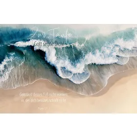 Produktbild des Artikels Faltkarte "Zur Taufe" (Schreibwaren)