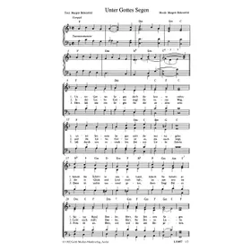 Produktbild des Artikels Unter Gottes Segen (Noten - Download)